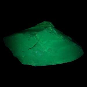Cobalt Blue Art Glass Cullet Manganese Glowing Slag Garden Rock #4GX119